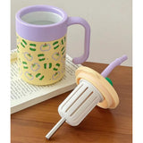 2 Pcs Green Tumbler & Bread Style Lunch Box Rakhi Gift Combo for Kids with Free Rakhi & Jute drawstring bag.