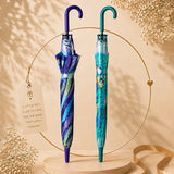 2 Pcs Transparent Green Dino & Purple Crocodile Umbrella Rakhi Gift Combo for Kids with Free Rakhi