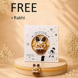 2 Pcs Transparent Green Dino & Purple Crocodile Umbrella Rakhi Gift Combo for Kids with Free Rakhi