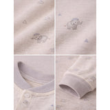 Cap Elephants, Full Sleeves Jumpsuit Romper for Tiny Toddlers