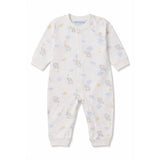 Elephants holding Balloons, Full Sleeves Jumpsuit Romper for Tiny Toddlers