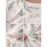Green Leaves Full Sleeves Jumpsuit Romper For Tiny Toddlers
