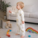 Cute Hedgehog, Full Sleeves Jumpsuit Romper for Tiny Toddlers