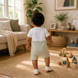 Smart 3D Puppy Face Suspender-Style Romper for Tiny Toddlers