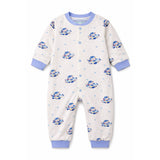 Blue Plane Ride Full Sleeves Jumpsuit Romper for Tiny Toddlers