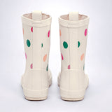 Ms. Swiss Dots, Flexible Rubber Rain Gumboots for Toddlers and Kids