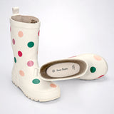 Ms. Swiss Dots, Flexible Rubber Rain Gumboots for Toddlers and Kids