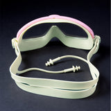 Pink White 2 Border Anti Fog UV Protection Leakproof Design Swim Goggles for Kids, 4yrs - 10yrs