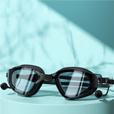 Black Cat eye Shape Frame Anti Fog UV Protection leakproof design Swim Goggles for Adults