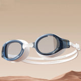 Blue Transparent Anti Fog UV Protection leakproof design Swim Goggles for Kids 4 yrs-10 yrs