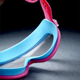 Blue & Pink Anti-Fog UV Protection Leakproof Swim Goggles for Kids, 7-15 Years