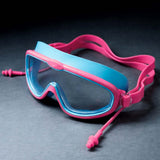 Blue & Pink Anti-Fog UV Protection Leakproof Swim Goggles for Kids, 7-15 Years