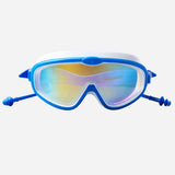 Blue & White Anti-Fog UV Protection Leakproof Swim Goggles for Kids, 7-15 Years
