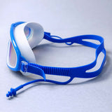 Blue & White Anti-Fog UV Protection Leakproof Swim Goggles for Kids, 7-15 Years