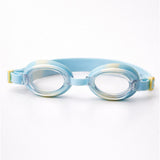 Blue & Yellow Dog Face, Anti Fog UV Protection Leakproof Design Swim Goggles for Kids, 5yrs - 10yrs