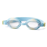 Blue & Yellow Dog Face, Anti Fog UV Protection Leakproof Design Swim Goggles for Kids, 5yrs - 10yrs