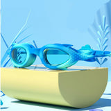 Mint & Blue Fishtail Designed Frame, Anti Fog UV Protection Leakproof Design Swim Goggles for Kids, 3 years-8 years