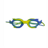 Yellow & Blue Fishtail Designed Frame, Anti Fog UV Protection Leakproof Design Swim Goggles for Kids, 3 years-8 years