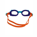 Junior Blue Orange Anti Fog UV Protection Leakproof Design Swim Goggles for Kids, 3 years-8 years