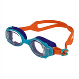Junior Blue Orange Anti Fog UV Protection Leakproof Design Swim Goggles for Kids, 3 years-8 years