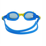Junior Blue Yellow Anti Fog UV Protection Leakproof Design Swim Goggles for Kids, 3 years-8 years