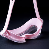 Pink 3 dash Glass panel styled Anti Fog UV Protection leakproof design Swim Goggles for 12 years + & Adults