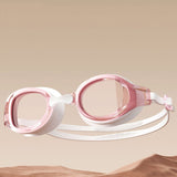 Pink Transparent Anti Fog UV Protection leakproof design Swim Goggles for Kids 4 yrs-10 yrs