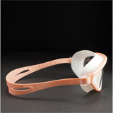 Pink with White Button style Anti Fog UV Protection leakproof design Swim Goggles for Adults