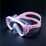 Snorkelling Scuba Diving Mask Pink Blue Anti Fog underwater snorkelling Goggles for Kids & Adults, 10yrs and above