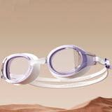 Purple Transparent Anti Fog UV Protection leakproof design Swim Goggles for Kids 4 yrs-10 yrs