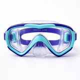 Snorkelling Scuba Diving Mask , Purple Blue Anti Fog Snorkelling-Style Swim Goggles for Kids, for Kids & Adults, 10yrs and above