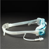 Shiny Blue Eyelid Style Anti Fog UV Protection leakproof design Swim Goggles for Kids 10yrs and above