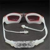 Shiny Pink Eyelid Style Anti Fog UV Protection leakproof design Swim Goggles for Kids 10yrs and above