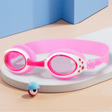 Starry Pink  Anti Fog UV Protection Leakproof Design Swim Goggles for Kids, 3yrs -8yrs