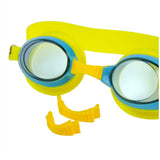 Starry Yellow Anti Fog UV Protection Leakproof Design Swim Goggles for Kids, 3yrs-8yrs