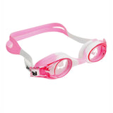 Tie Dye White with Pink Anti Fog UV Protection Leakproof Design Swim Goggles for Kids, 1yr-4yrs