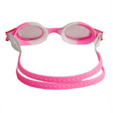 Tie Dye White with Pink Anti Fog UV Protection Leakproof Design Swim Goggles for Kids, 1yr-4yrs
