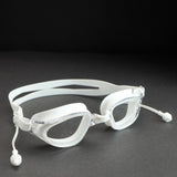 White Cat eye Shape Frame Anti Fog UV Protection leakproof design Swim Goggles for Adults