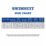 2 Pcs Anchor Fish , T-shirt & Shorts Set, Toddlers & Kids Swimwear with Free Wash Bag & Free Swim Detergent