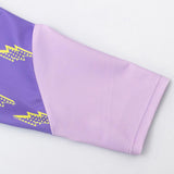 3 pcs Purple ThunderBolt Matching Top,leggings & Jacket style Swimwear set for Pre Teens & Teens