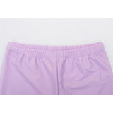 3 pcs Purple ThunderBolt Matching Top,leggings & Jacket style Swimwear set for Pre Teens & Teens