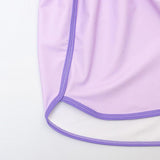 3 pcs Purple ThunderBolt Matching Top,leggings & Jacket style Swimwear set for Pre Teens & Teens
