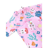 Pink Bunny Kids Swimwear with matching Swim Cap with UPF 50+