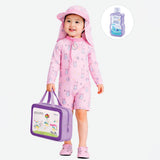 Cloud Rabbit, Toddlers & Kids Swimwear with long Cap Free Wash Bag & Free Swim Detergent