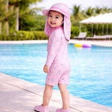 Cloud Rabbit, Toddlers & Kids Swimwear with long Cap Free Wash Bag & Free Swim Detergent