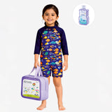Fish Sea Print Toddlers & Kids Swimwear with Free Wash Bag & Free Swim Detergent