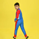Blue & Red Full Length Swimwear for Teens & Adults with UPF 30+