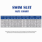 Full Length Navy Blue Stirrup Foot Loop, Teens and Womens Swimwear in UPF 50+ with Free Washbag