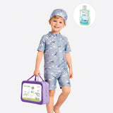 Ocean Dolphins Toddlers & Kids Swimwear with matching Swim Cap, plus Free Wash Bag & Free Swim Detergent
