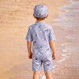 Ocean Dolphins Toddlers & Kids Swimwear with matching Swim Cap, plus Free Wash Bag & Free Swim Detergent